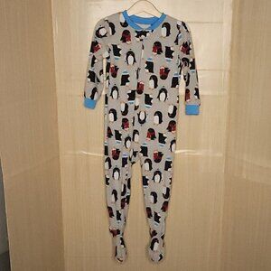Carter's Toddler Boys Penguin Fleece Footie Pajamas 3T